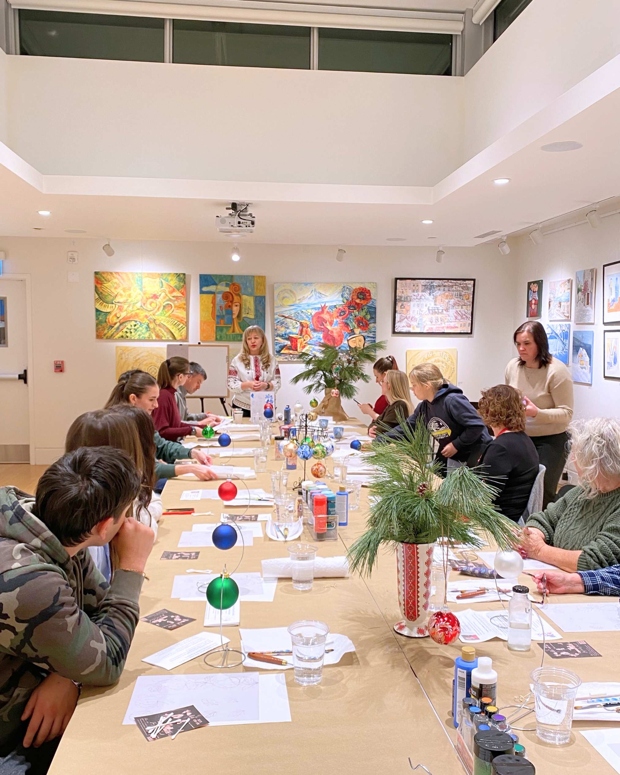 Petrykivka Christmas Ornament Workshop, Thursday, December 11, 2025